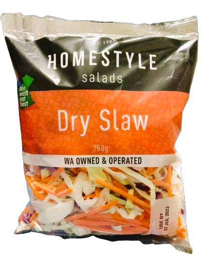 Homestyle Dry Slaw Salad Bag 250Gm