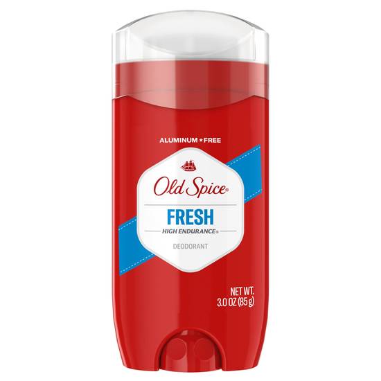 Old Spice High Endurance Deodorant for Men, Aluminum Free, 48 Hour Protection, Fresh Scent, 3.0 Oz
