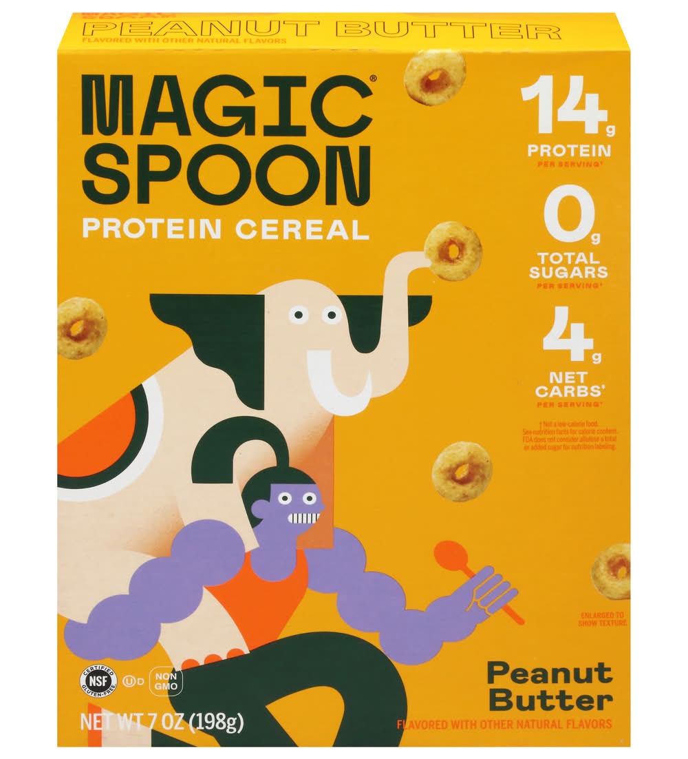 Magic Spoon Grain-Free Cereal, Peanut Butter (7 oz)