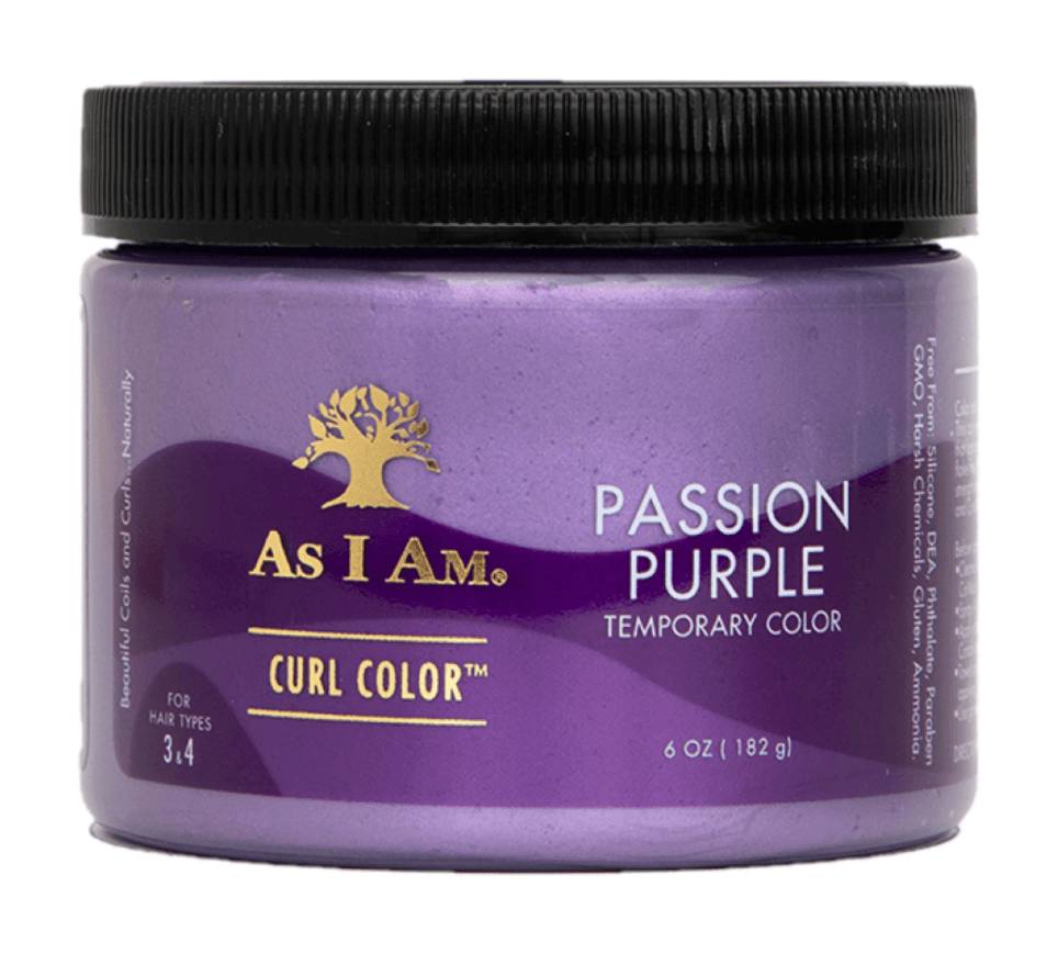 As I Am Curl Color Gel, Natural, Passion Purple (6 oz)