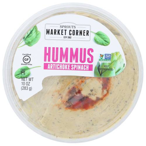 Market Corner Artichoke Spinach Hummus
