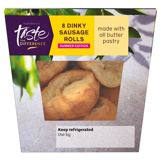 Sainsbury's Dinky Sausage Rolls, Taste the Difference Summer Edition x8 120g