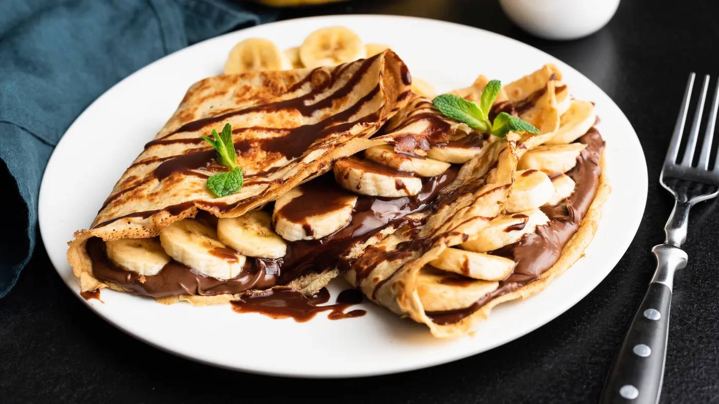 Crêpe nutella banane