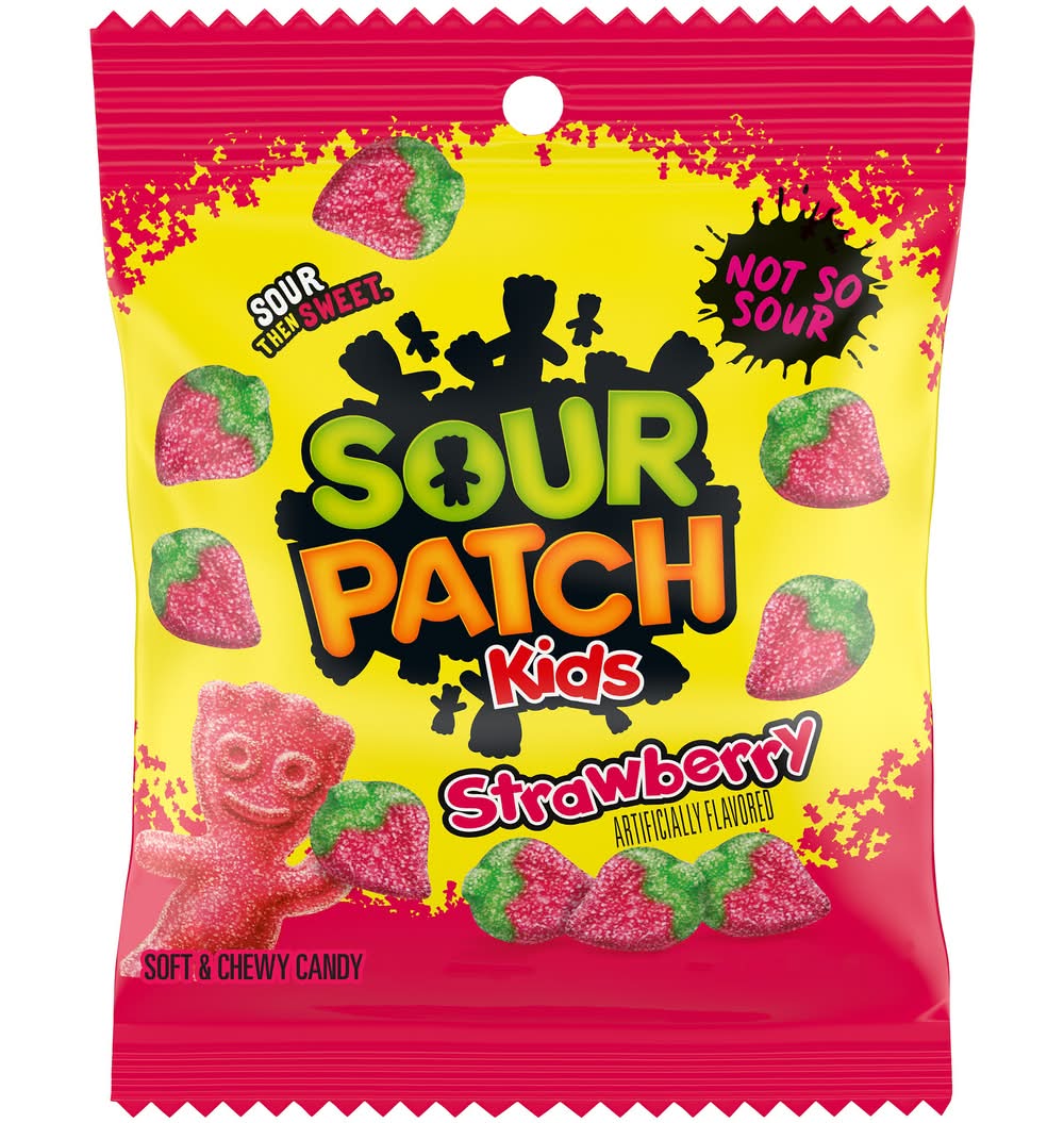 Sour Patch Kids Strawberry Artificially Flavored Soft & Chewy Candy (3.6 oz)