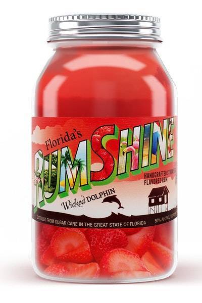 Wicked Dolphin Strawberry Rumshine (750ml bottle)