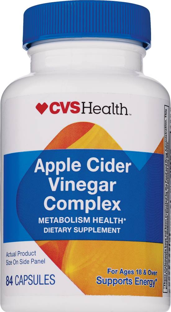 CVS Health Apple Cider Vinegar Complex Capsules, 84 CT