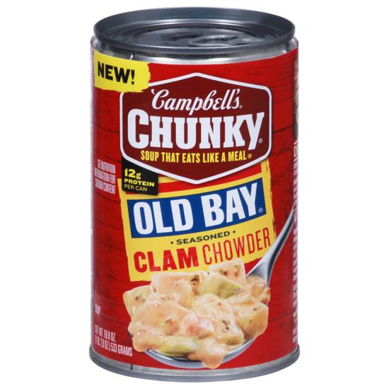 Campbell's Chunky Old Bay Soup (seasoned-clam chowder)