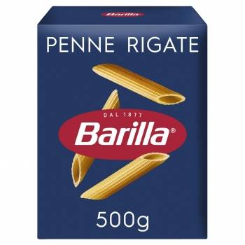 Pasta macarrones penne rigate nº 73 Barilla 500 g.