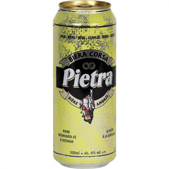 Bière ambrée PIETRA - la canette de 50cL