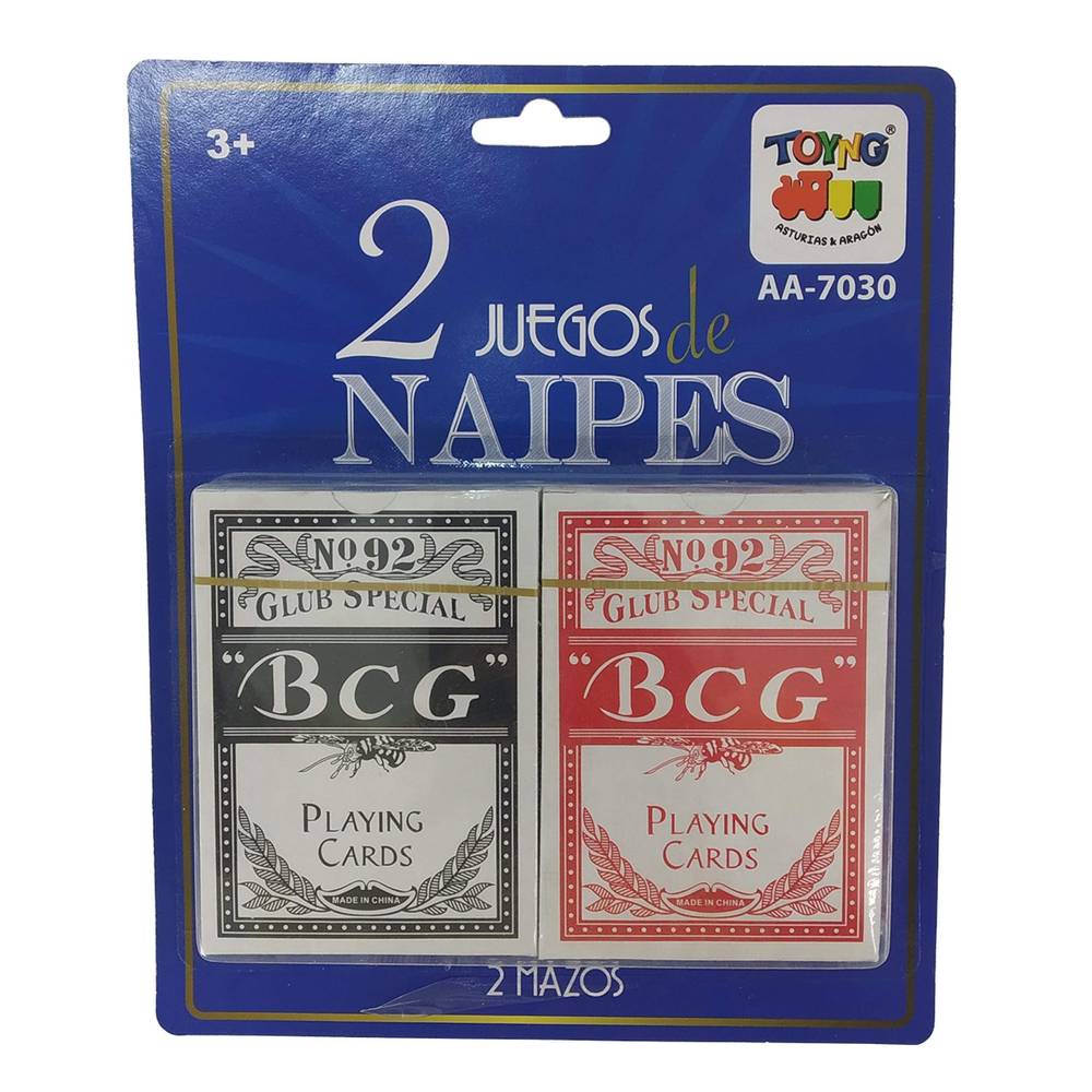 Toyng set juego naipes inglés (2 un)