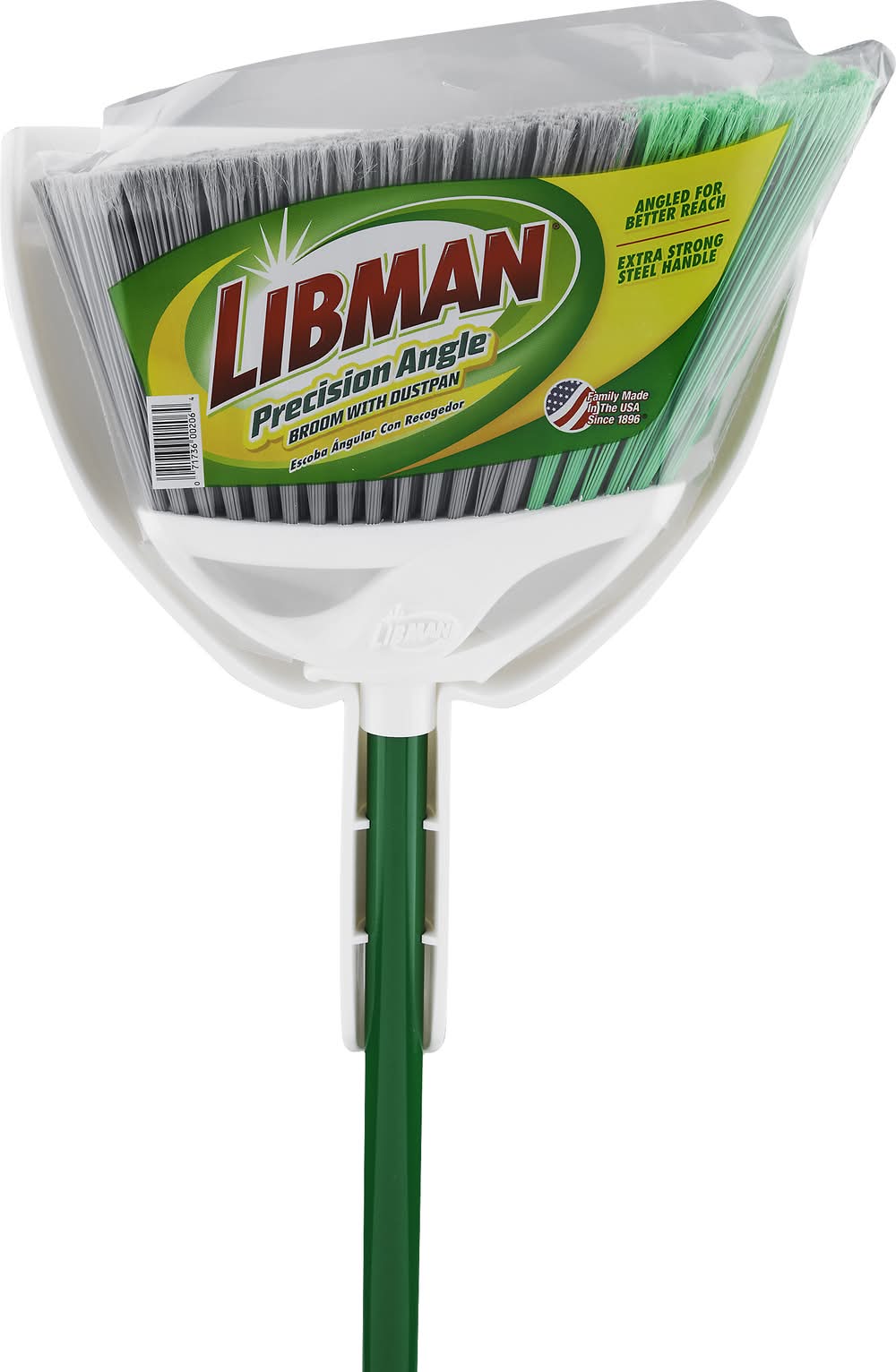 Libman Precision Angle Broom With Dustpan (1.3 oz)