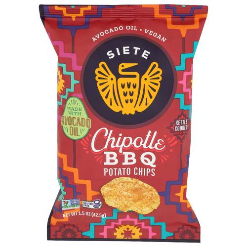 Siete Chipotle BBQ Kettle Cooked Potato Chips