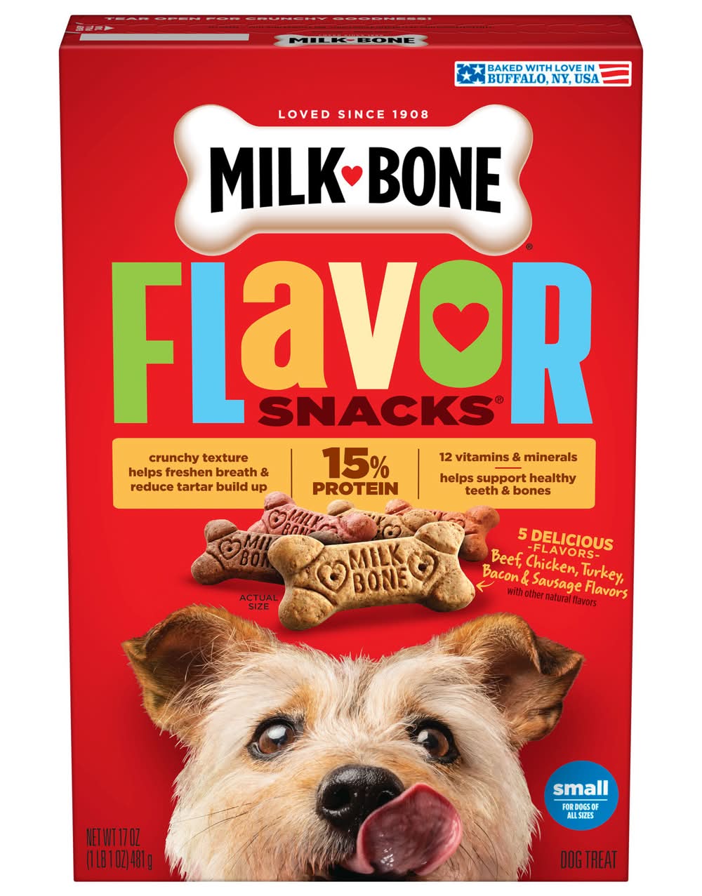 Milk-Bone Flavor Snacks Small Dog Biscuits (1.06 lbs)