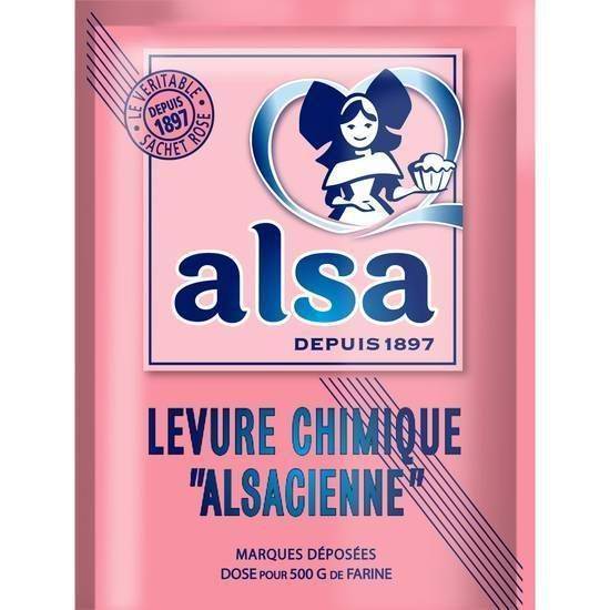 Alsa levure chimique alsacienne ( 8 pcs )