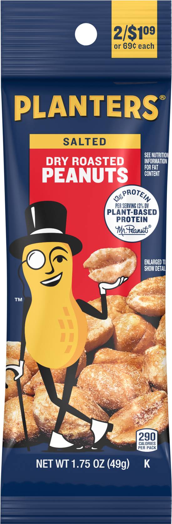 Planters Dry Roasted Peanuts (1.8 oz)