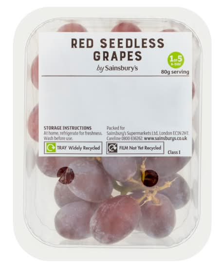 Sainsbury's Red Seedless Grapes