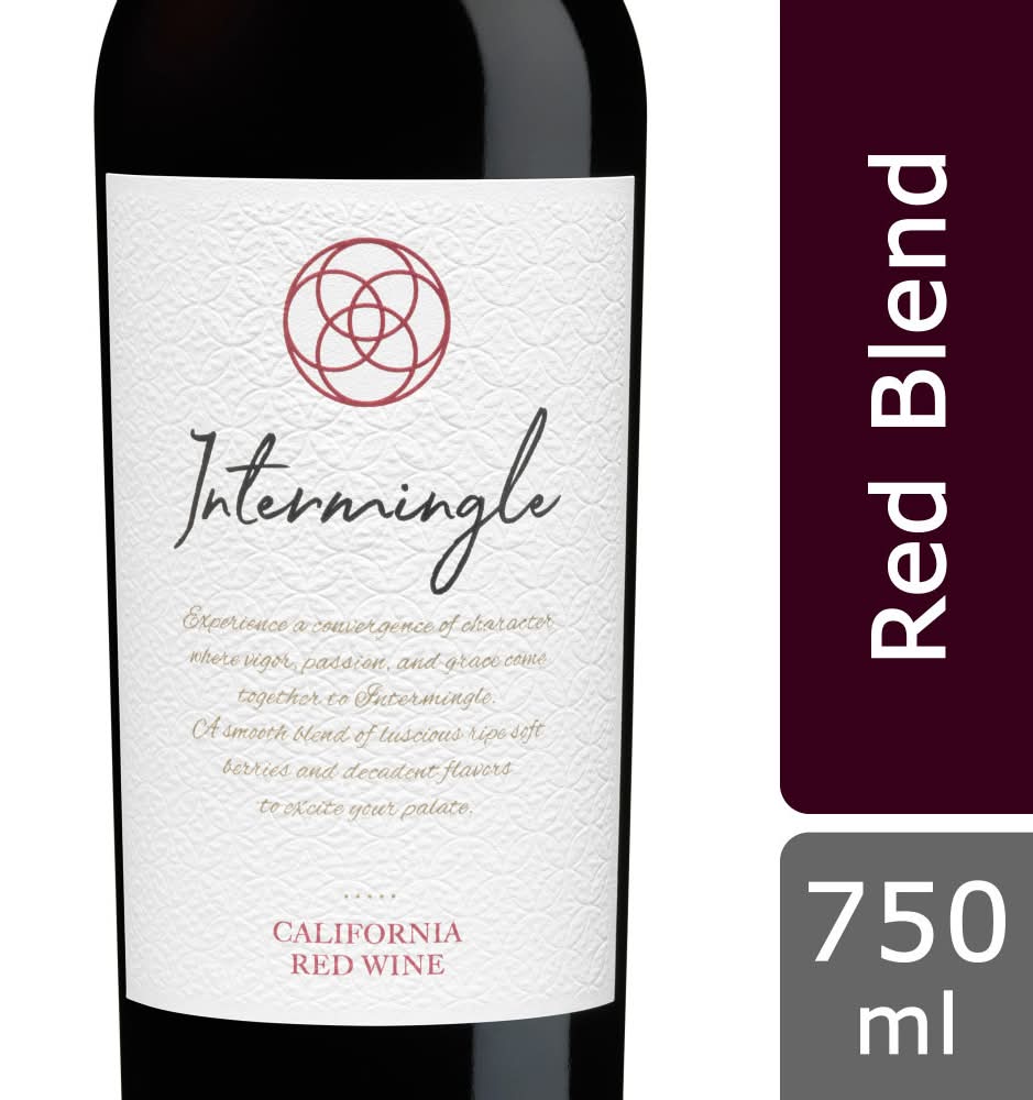 Intermingle California Red Wine, 750ml Wine Bottle (750 ml)