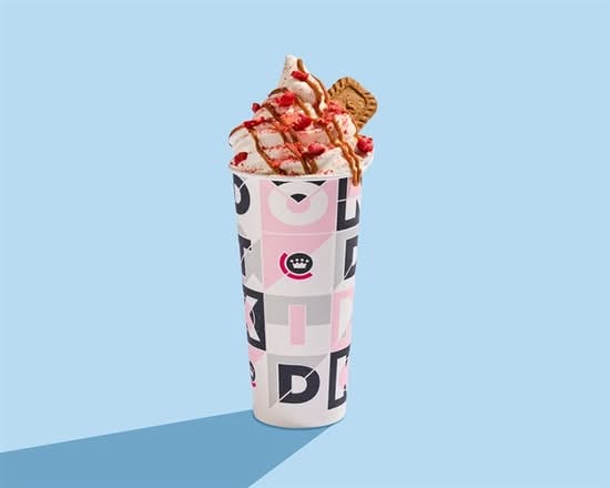 Strawberry Quakeshake Made with Biscoff® Spread