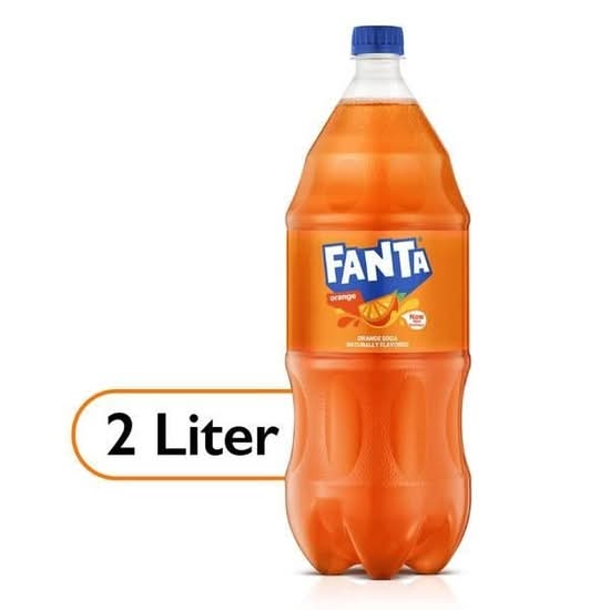 Fanta Caffeine-Free Orange Soda 2L