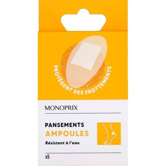 Monoprix Pansements Ampoules La Boîte De 5