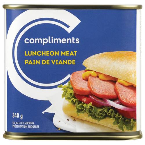 Compliments Meat Pain De Viande 340 G / Compliments Meat Luncheon 340 g
