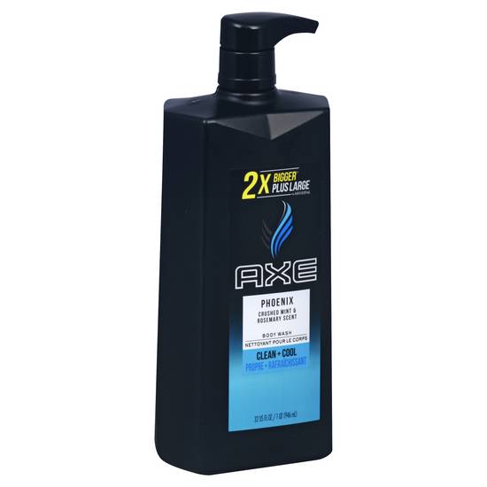 Axe Phoenix Clean Cool Mint & Rosemary Scent Body Wash