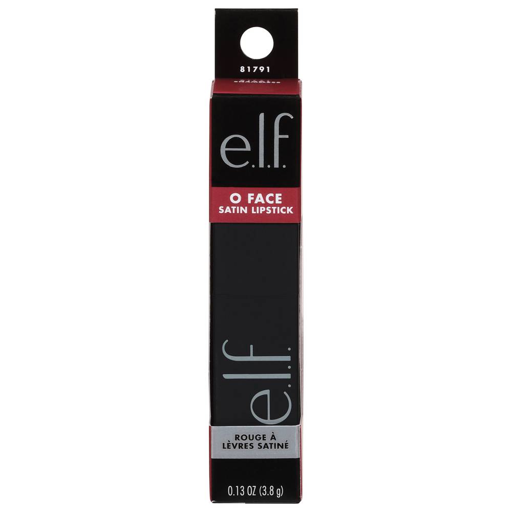 e.l.f. O-Face Satin Lipstick, Shameless (0.13 oz)