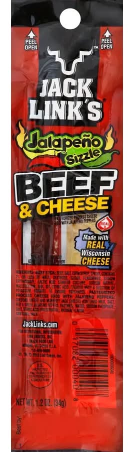 Jack Link's Jalapeno Beef and Cheese Jerky