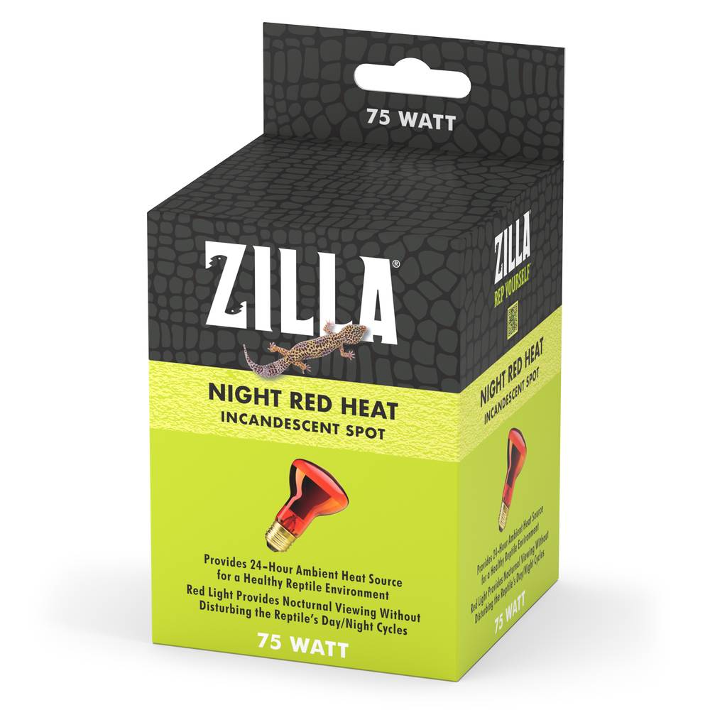 Zilla Incandescent Spot Night Red Heat Bulbs