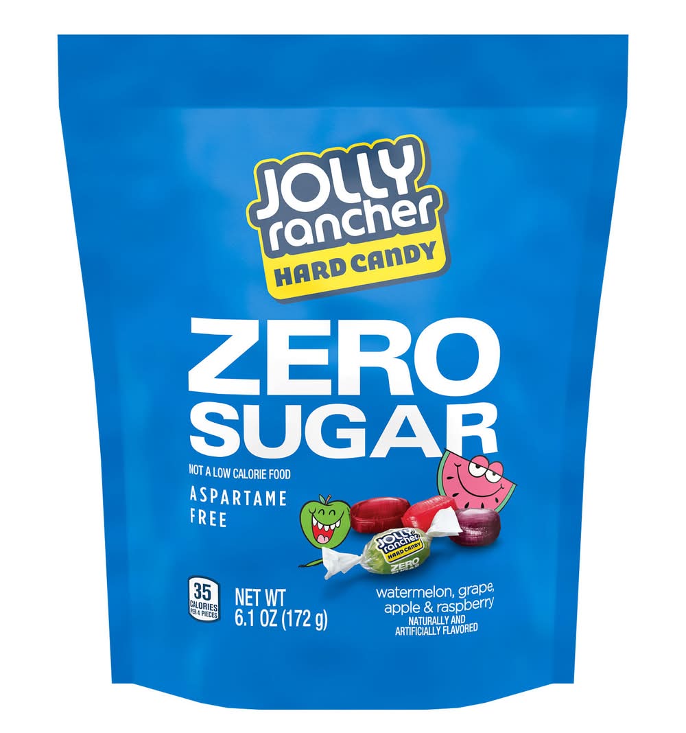 Jolly Rancher Zero Sugar Assorted Flavors Fruit Hard Candies (6.1 oz)