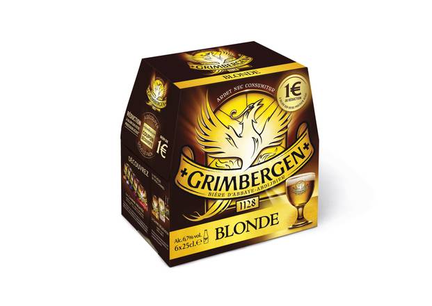Grimbergen blonde 6 pièces