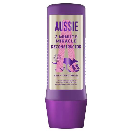 Aussie 3 Min Miracle Reconstructor Vegan Deep Treatment Hair Mask