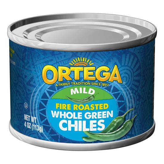 Ortega Fire Roasted Mild Whole Green Chiles (4 oz)