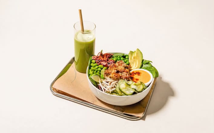 Salad & Juice Combo Deal