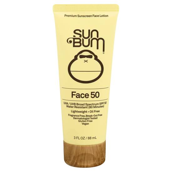 Sun Bum Broad Spectrum Spf 50 Sunscreen Face Lotion