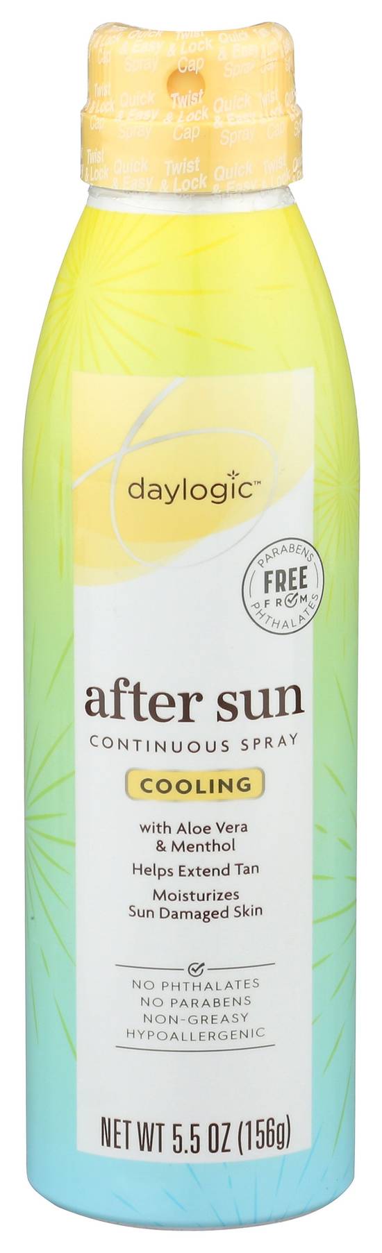 Daylogic After Sun Continuous Spray Cooling - 5.5 oz