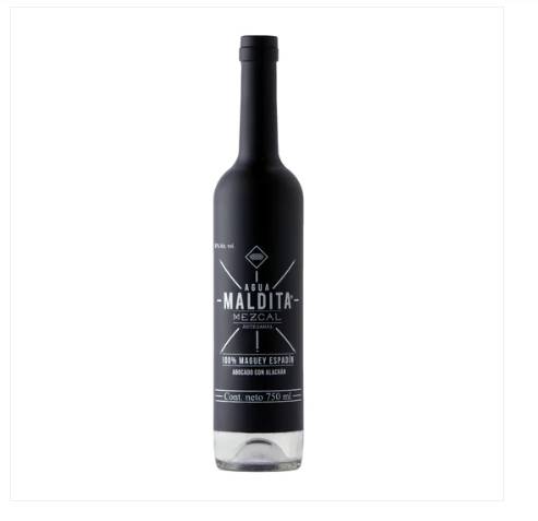 6138 MEZCAL AGUA MALDITA ABOCADO C/ALACRAN NEGRO 750