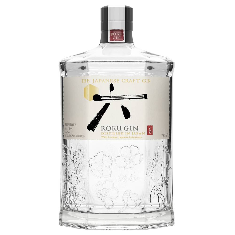 Suntory Dxistilled the Japanese Craft Roku Gin (750 ml)