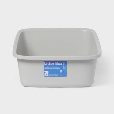 up&up Litter Box Cat Pan, Gray