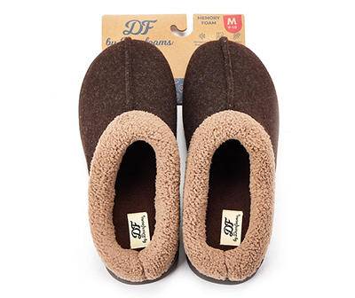 DF by Dearfoams Felted Clog, Male, Large, Brown (2 ct)