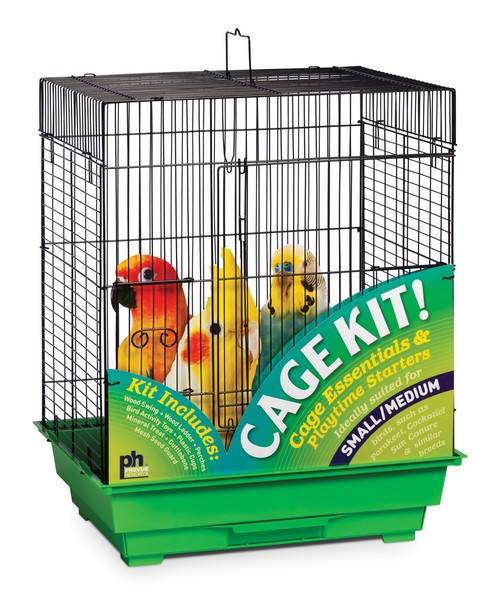 Prevue Pet 18 X 14 Inch Square Top Black  and Gray Tiel Kit