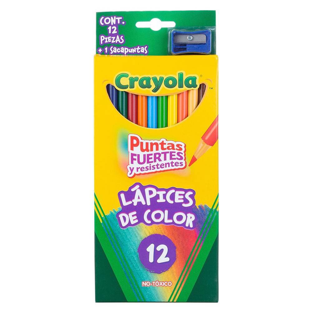 Crayola lápices de colores (caja 12 piezas)
