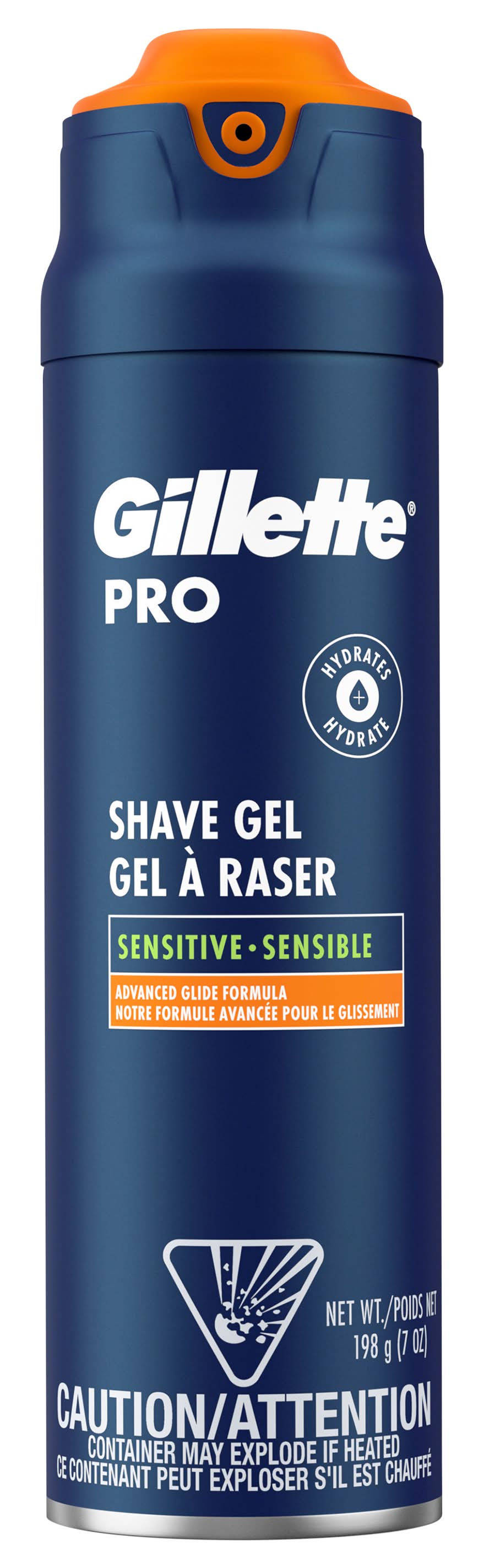 Gillette Pro Sensitive Shave Gel, Eucalyptus-Aloe (7 oz)