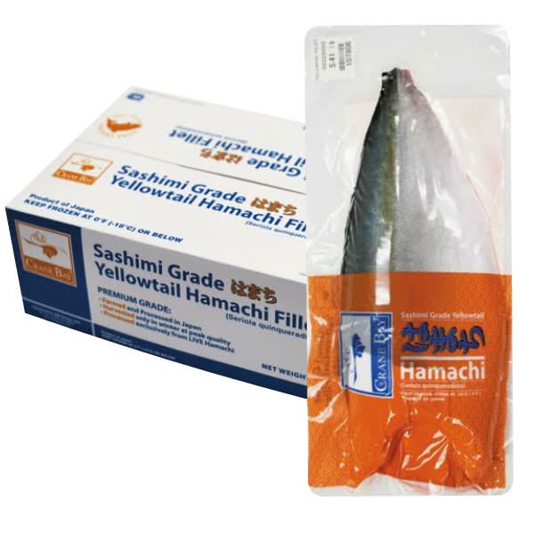 Crane Bay Yellow Tail Hamachi Fillet Sashimi (36 units)