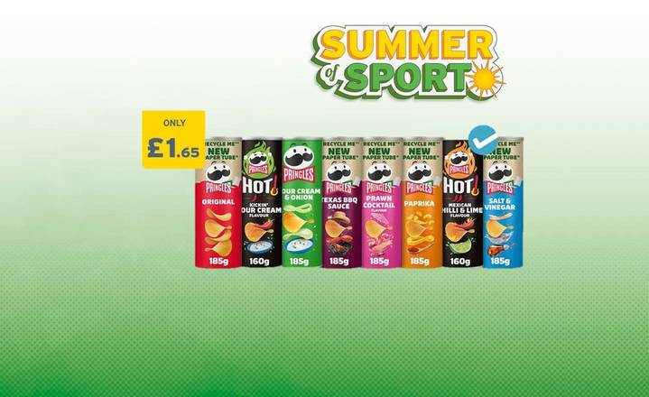 Summer of Sport Deal: £1.65 for Pringles