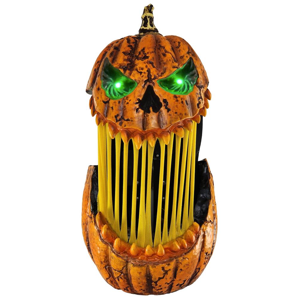 Haunted Living 11-in LED Pop-Up Pumpkin Animated Tabletop Decoration | 61085