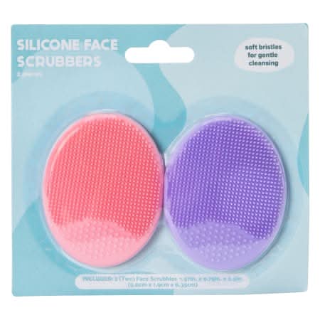 Silicone Face Scrubbers 2-Count