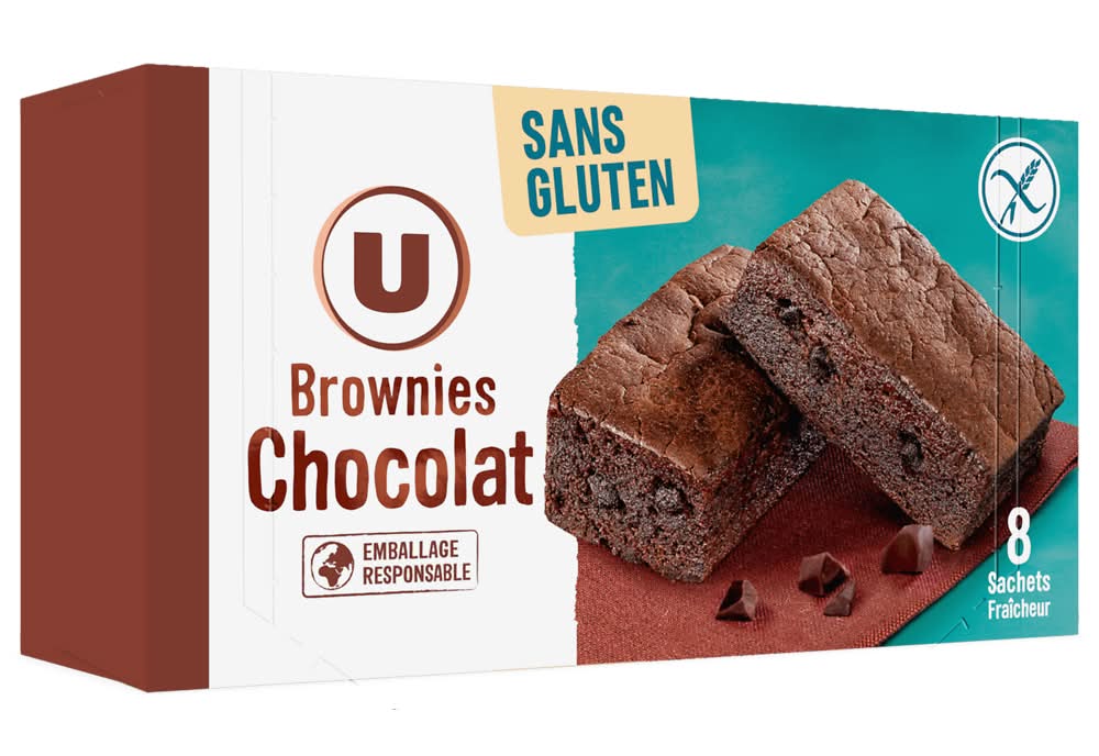 Les Produits U - Brownie au chocolat sans gluten (8)