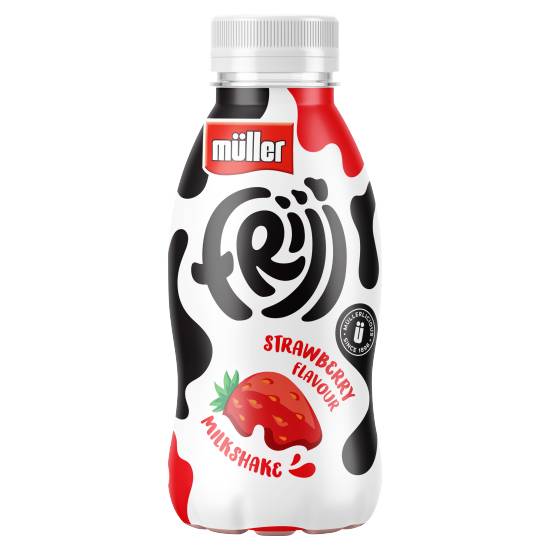 Müller Frijj Flavour Milkshake (330 ml) (strawberry )