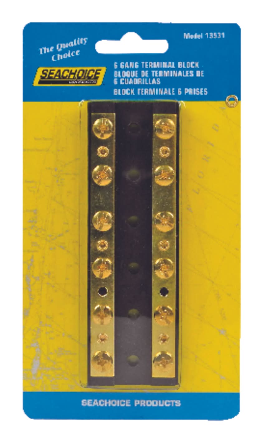 Seachoice Terminal Block Brass